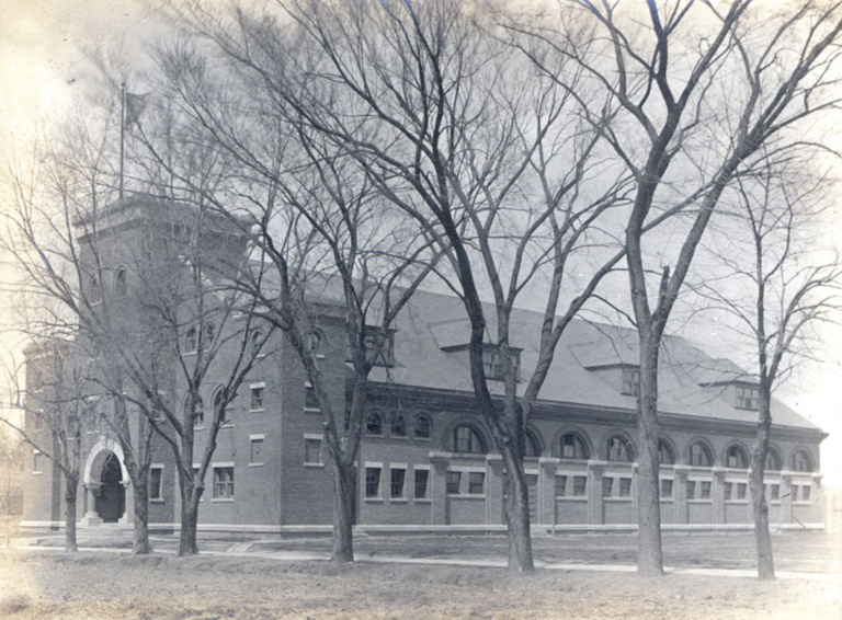 1908 photo of Old Armory