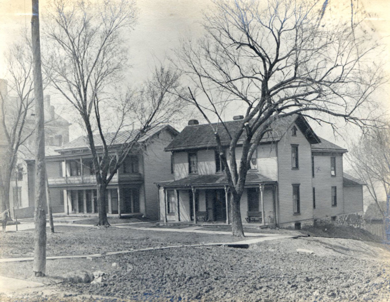1908 photo of houses on North Capitol Street