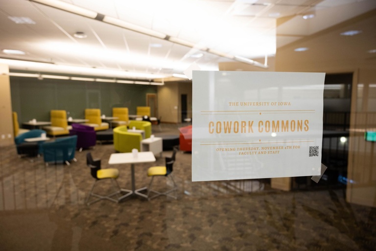 CoWork Commons is a new co-working space for university employees located in University Capitol Centre.