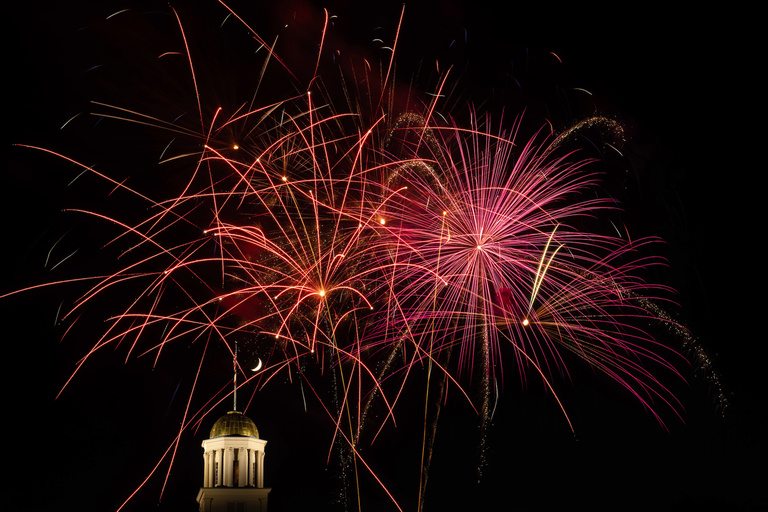 old capitol fireworks