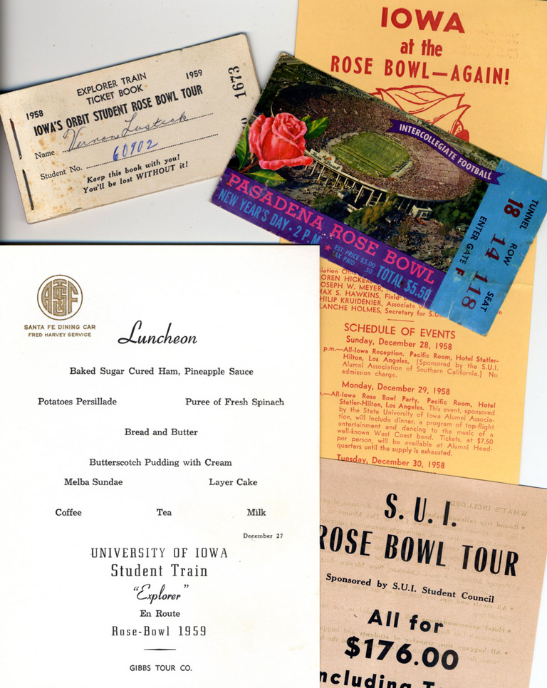 1959 Rose Bowl souvenirs