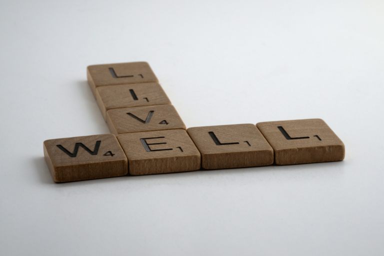 live well scrabble tiles