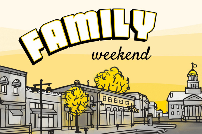 family weekend graphic