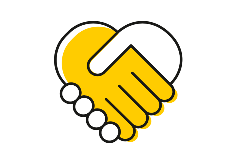 holding hands graphic