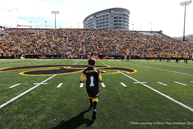 kid captain at kinnick
