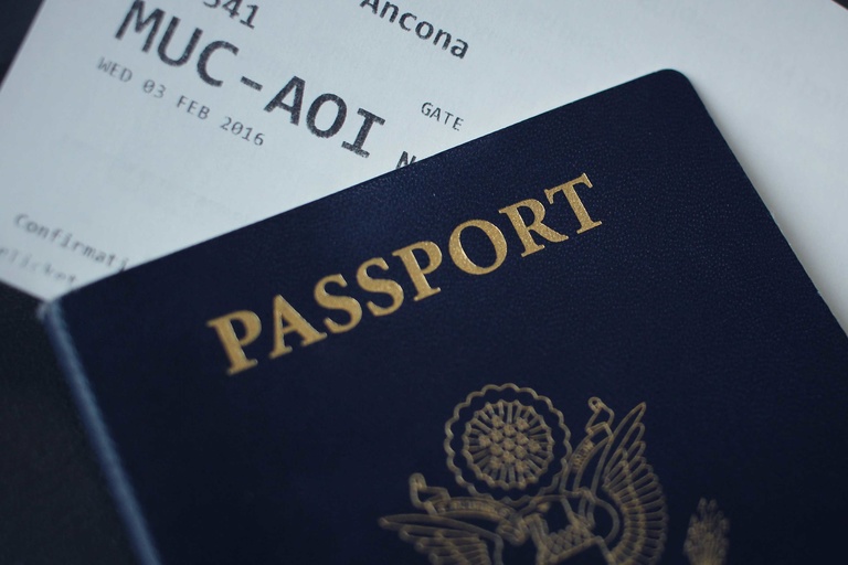 passport stock photo