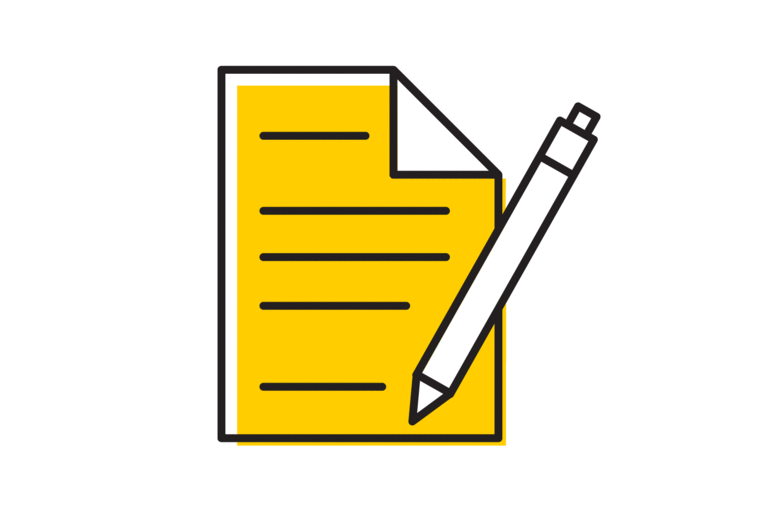 pen and paper icon