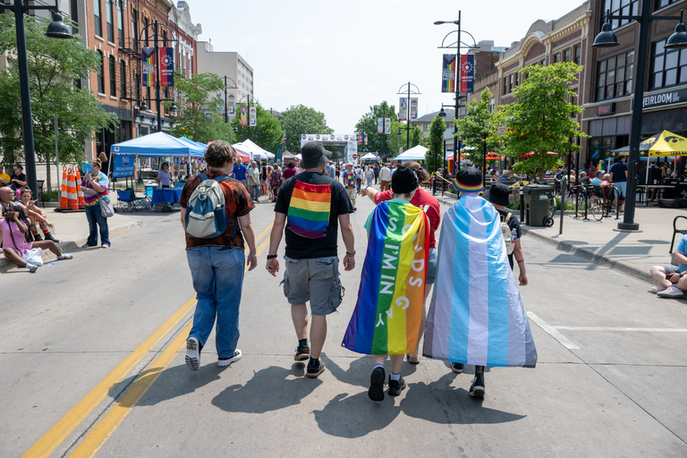 Iowa City celebrated and showed support for the LGBTQ+ community during the annual Pride Festival and Parade on Saturday, June 17.