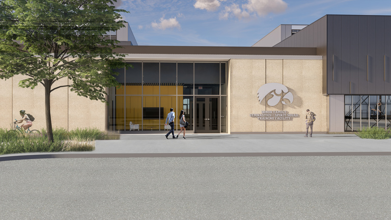 Rendering of the north entrance