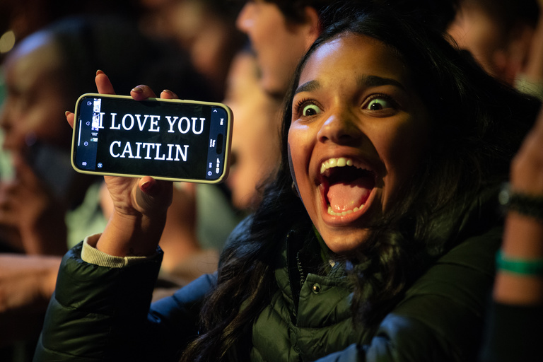 Photo of a Caitlin Clark fan