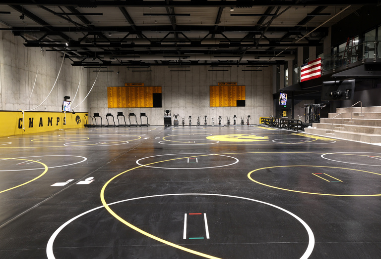 Another look at the wrestling room