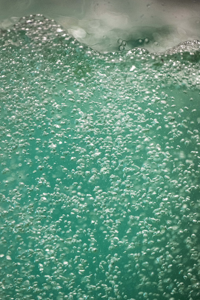 bubbly cauldron of water 
