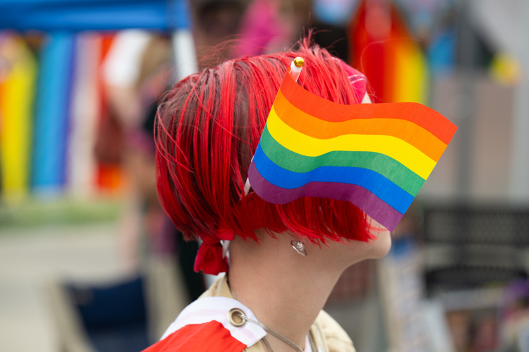 Iowa City Pride parade 2024