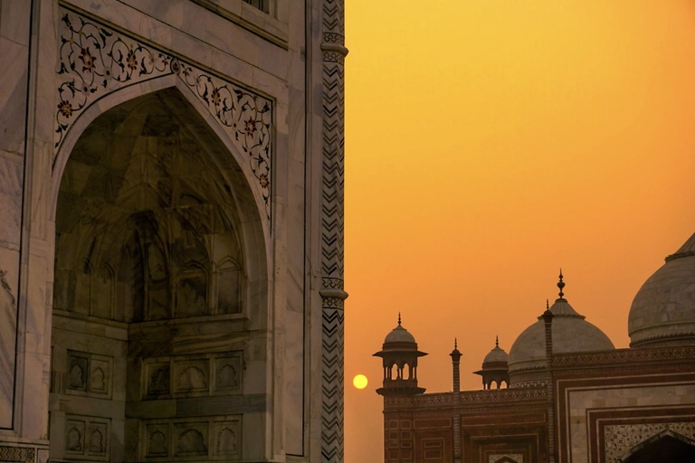 The Taj Mahal in Agra, India