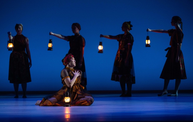 A group of students performing at Dance Gala