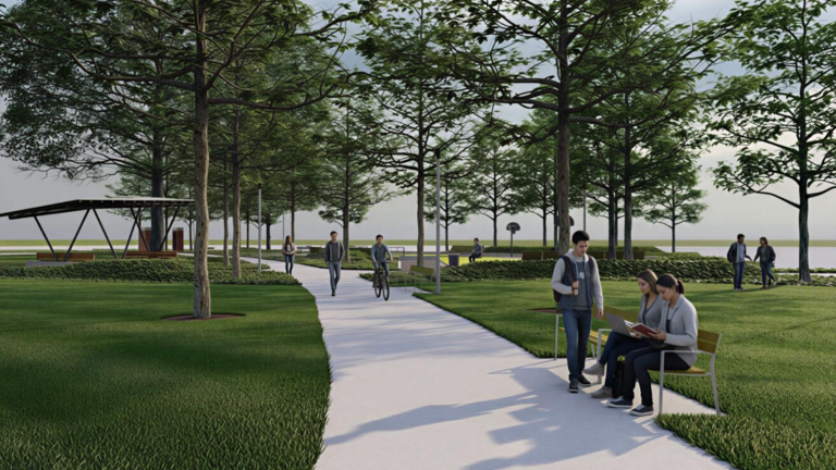 A graphic rendering of Quad Green