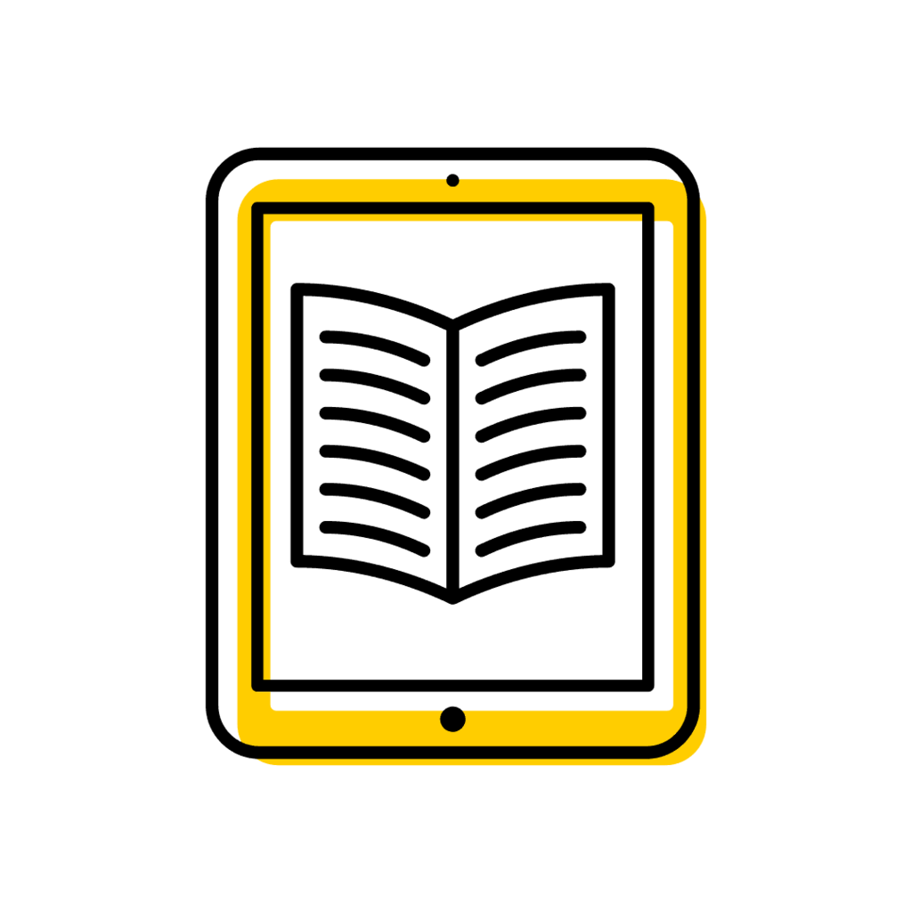 Digital textbook icon
