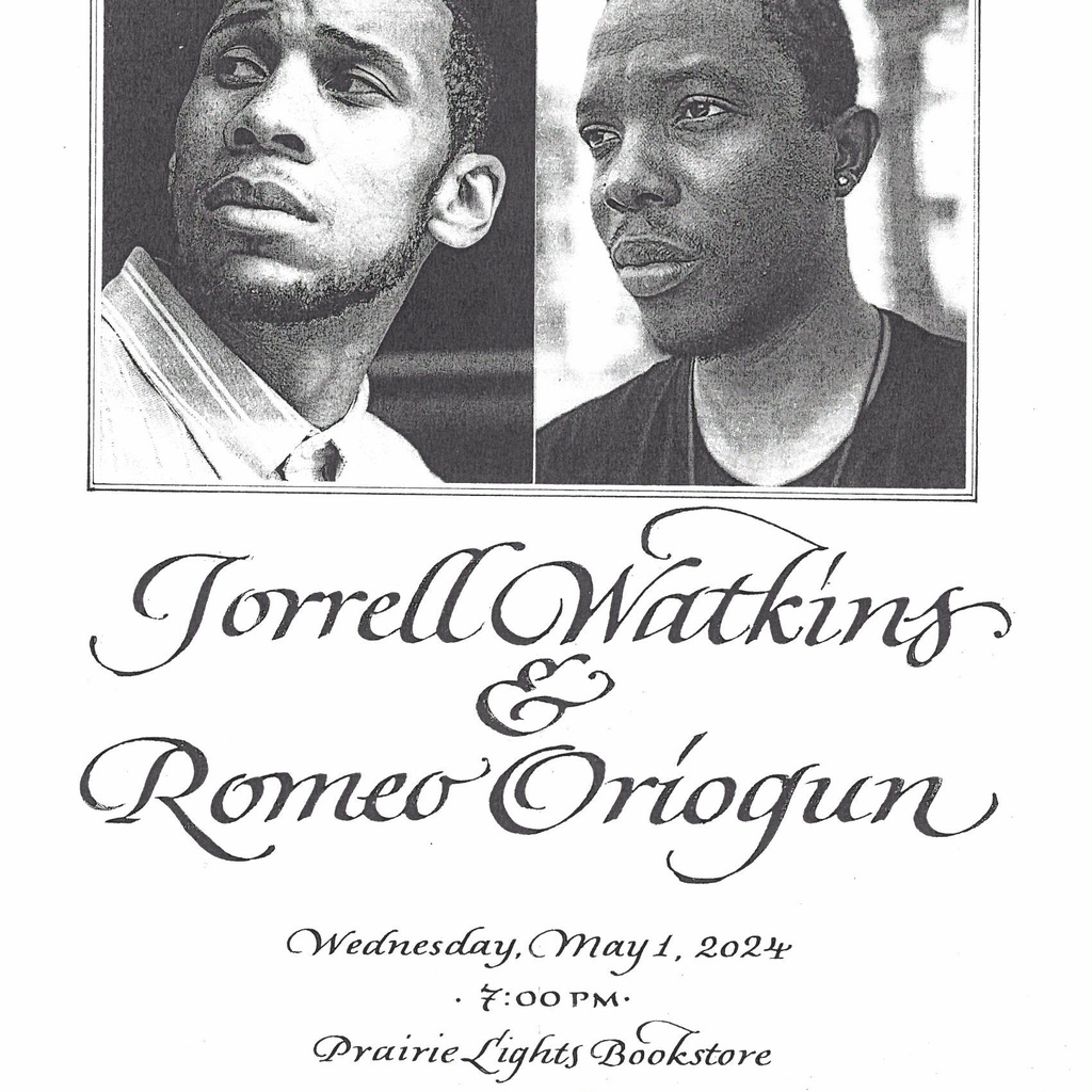 Live from Prairie Lights | Jorrell Watkins & Romeo Oriogun promotional image