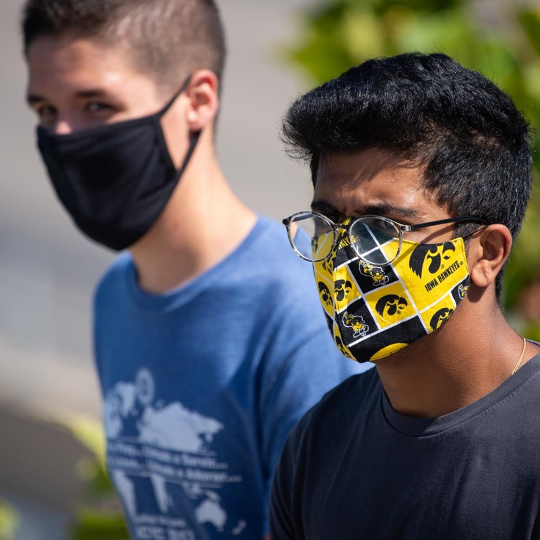 two masked hawkeyes