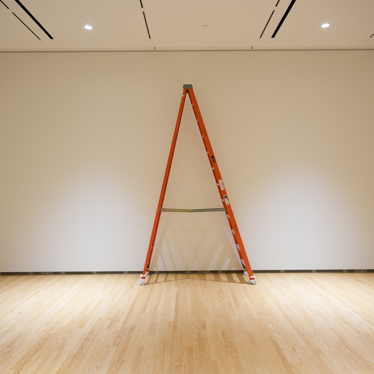 The location where Jackson Pollock's "Mural" will be placed when the UI Stanley Museum of Art opens later this year.