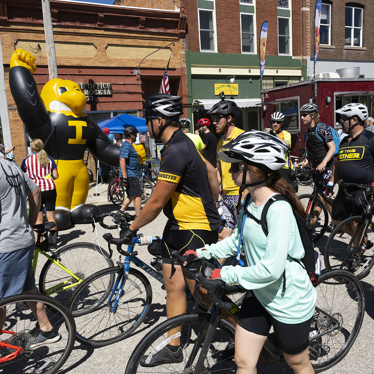 Black and gold were easy to spot on Thursday, July 28, in Marble Rock.