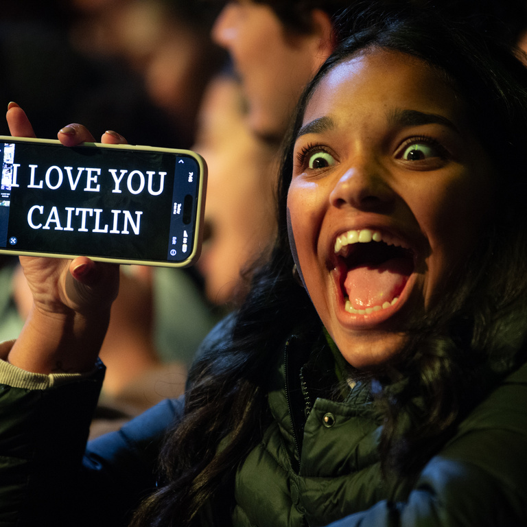 Photo of a Caitlin Clark fan