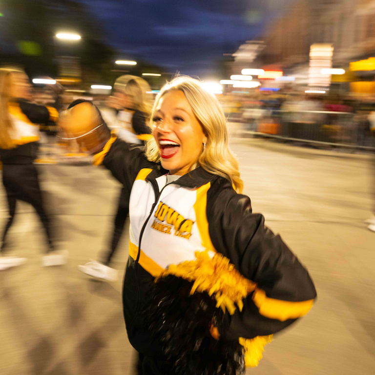 Photo of a spirit squad member