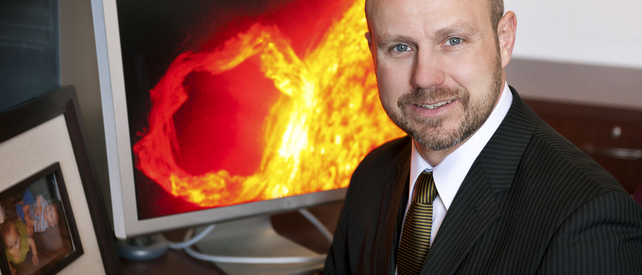 Portrait of Greg Howes, assistant professor of physics and astronomy in the UI College of Liberal Arts and Sciences