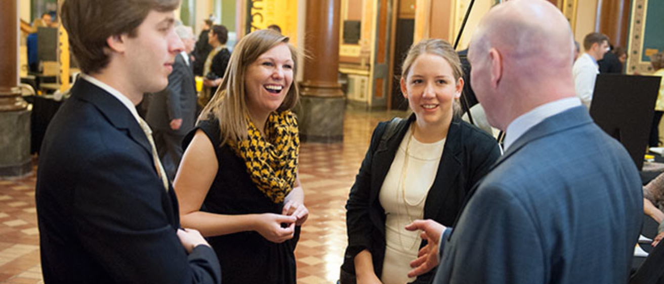 UI students talk to Rep. Dave Jacoby