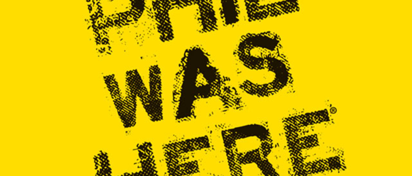 "Phil Was Here" graphic type treatment