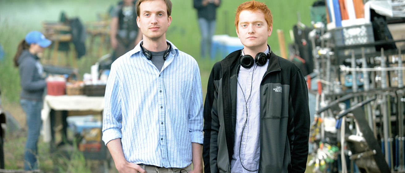 Scott Beck and Bryan Woods on location