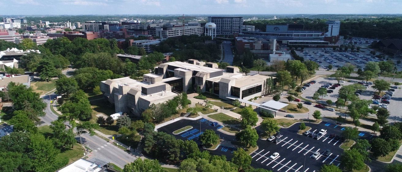 Aerial photo of College of Dentistry Building