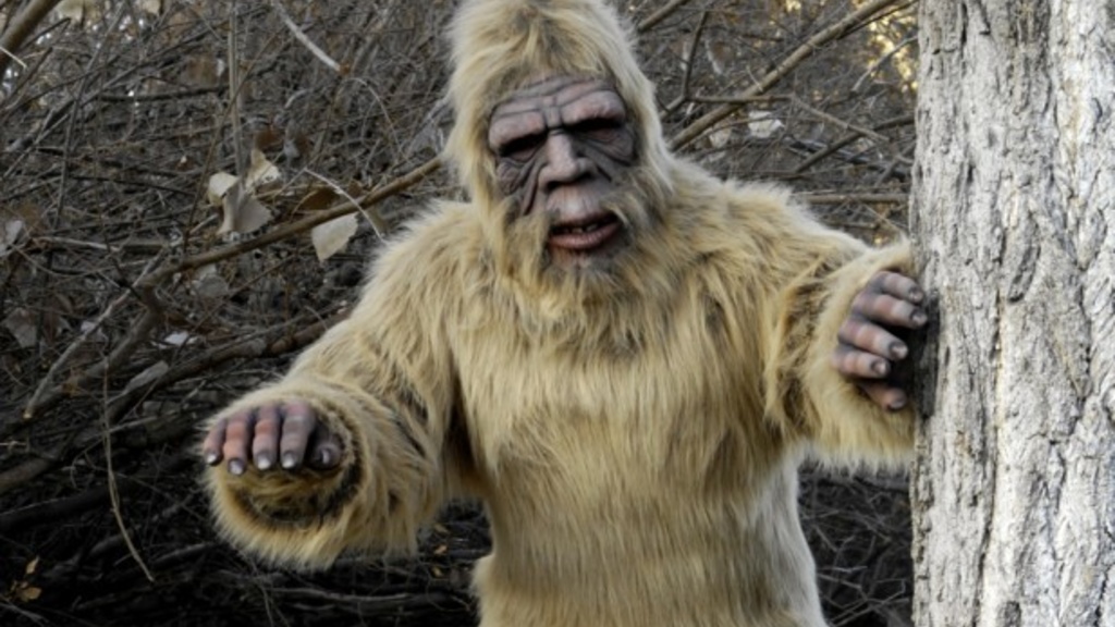 Photo of a person dressed as Bigfoot; Image Credit: Photos.com