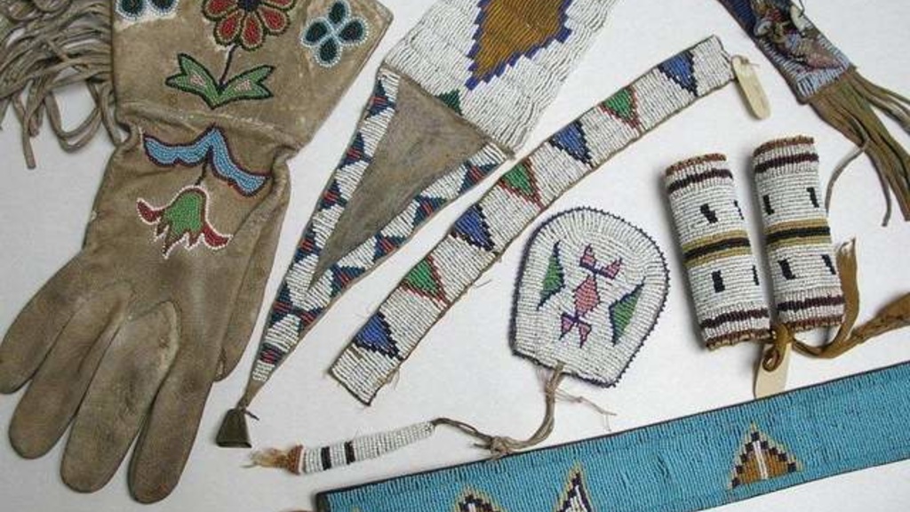 Salisbury House &amp; Gardens is hosting the first Iowa Humanities Festival partly as a way to highlight its own collection of art and artifacts, including these Native American beaded accessories. / Salisbury House &amp; Gardens/Special to the Register