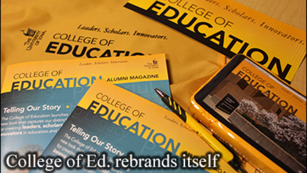 Examples of the new College of Education brand