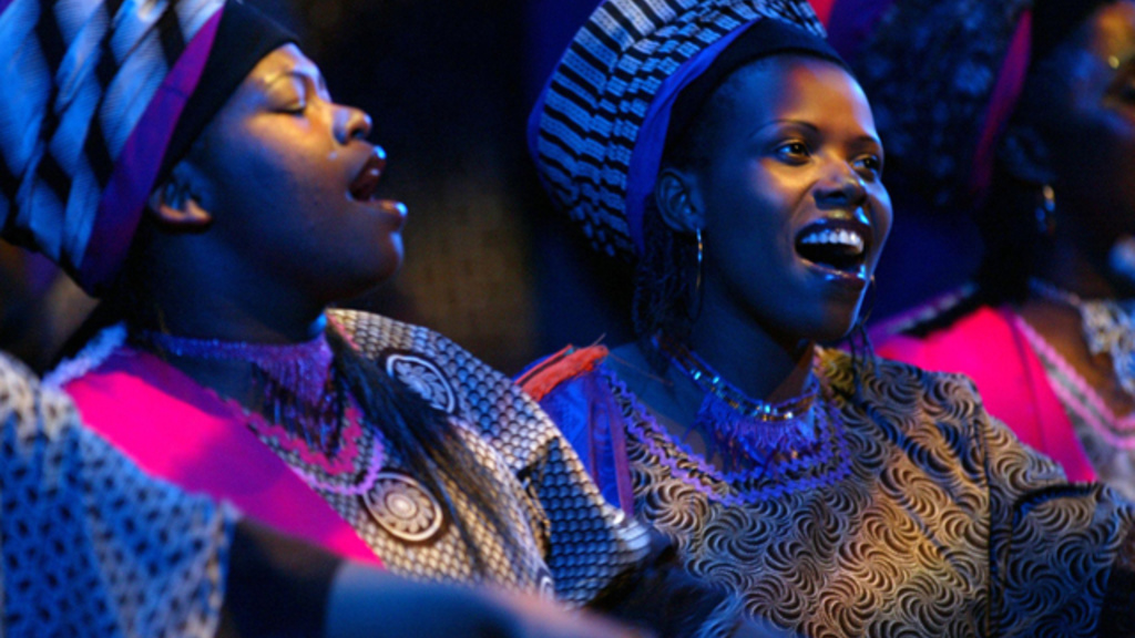 members of the soweto gospel choir