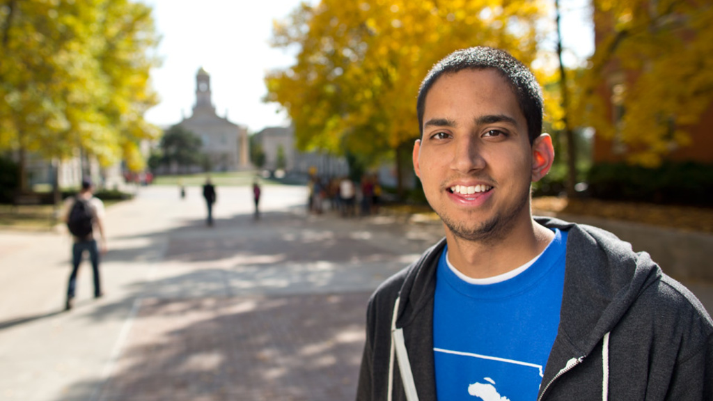 Sauvik Goswami, Diversity Liaison for UI Student Government and one of the Diwali 2012 organizers