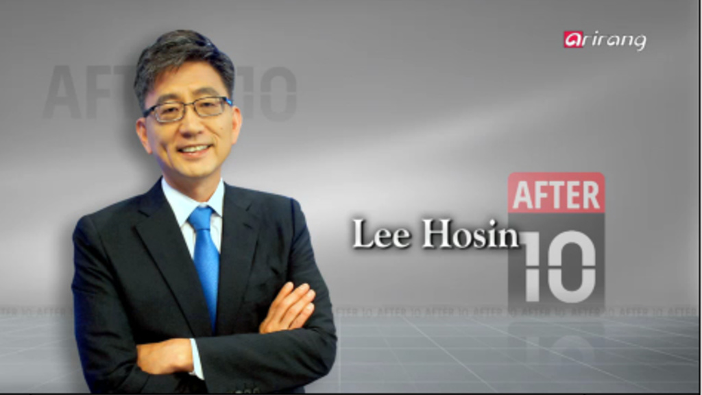 Photo of UI civil and engineering professor Hosin Lee in TV studio