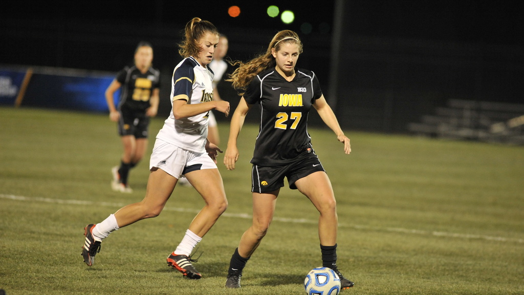 Katie Nasenbenny on the soccer field.