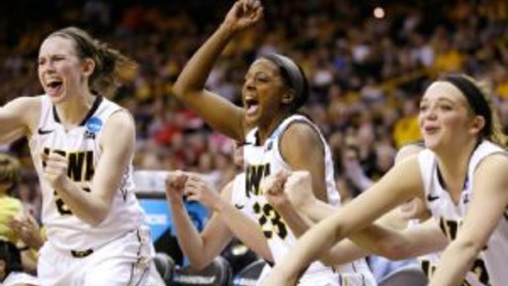 Iowa women's basketball players
