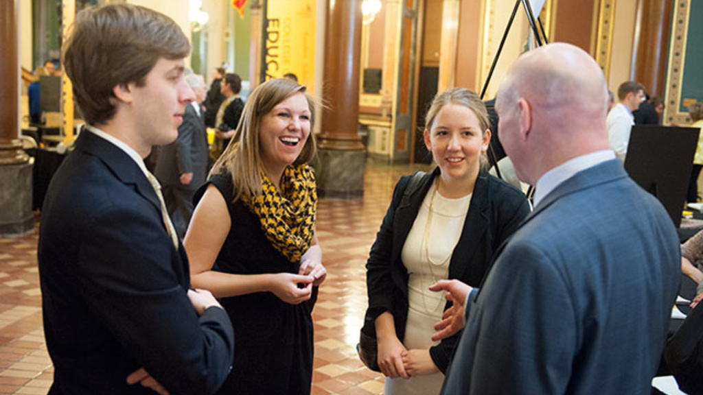 UI students talk to Rep. Dave Jacoby