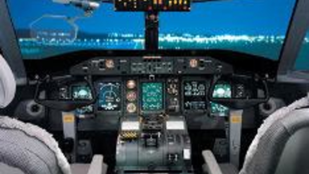 airline cockpit