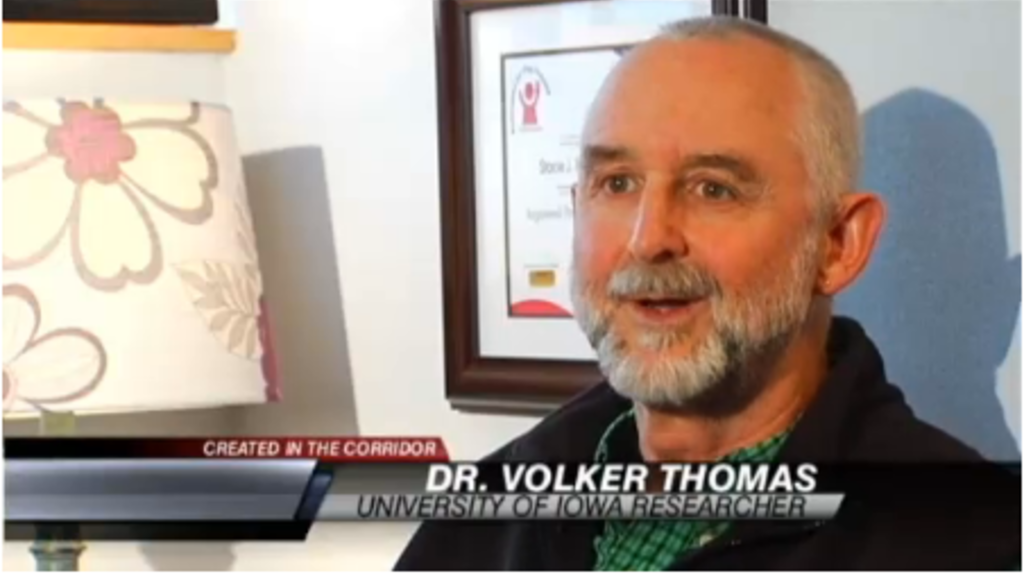 Volker Thomas, Associate Professor and Director of the Couple and Family Therapy Program at the College of Education, talks about play therapy at Tanager Place