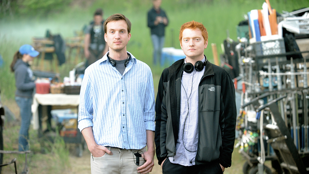 Scott Beck and Bryan Woods on location