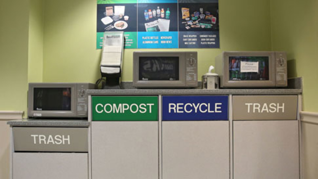 waste sorting containers