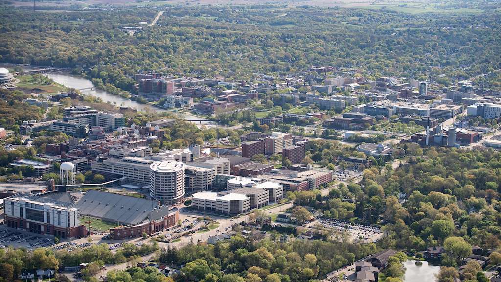 campus aerial