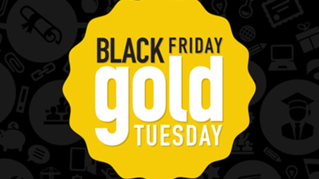 Black Friday Gold Tuesday logo