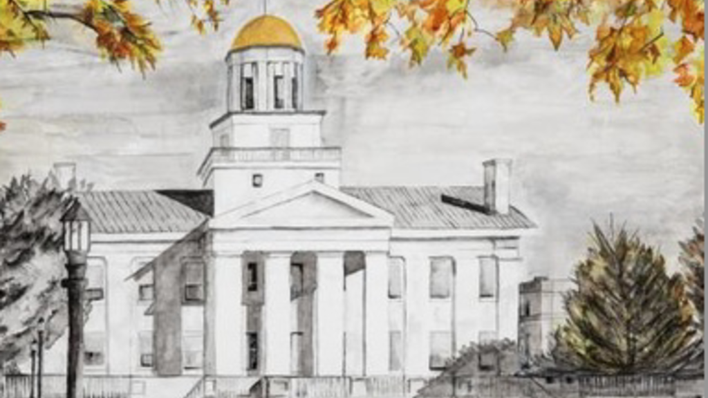 Drawing of Old Capitol Building