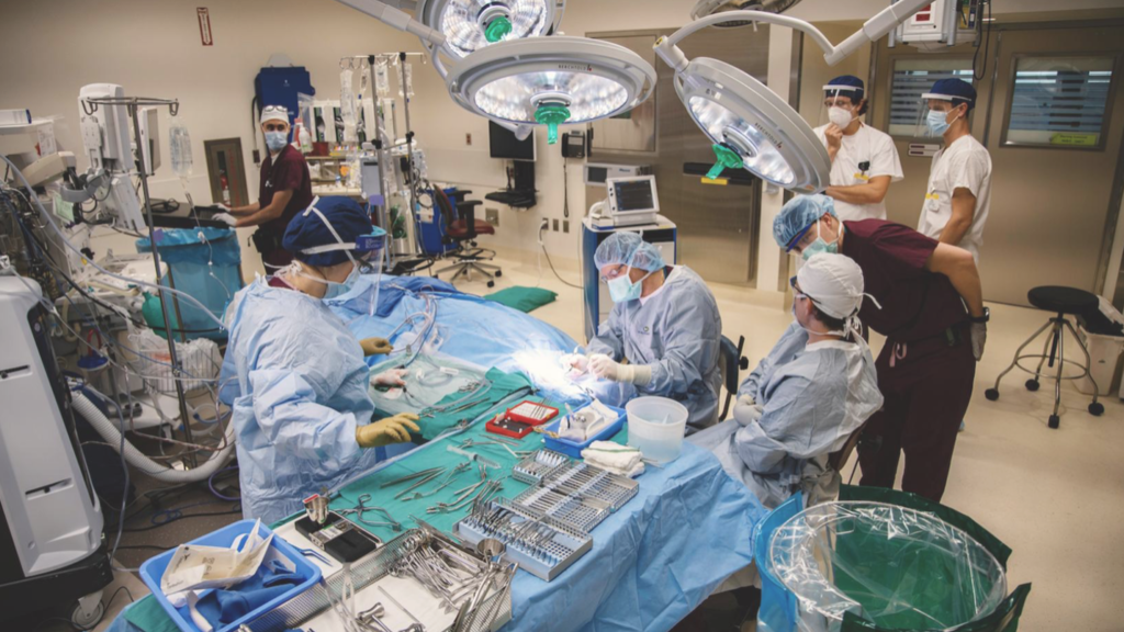 Photo of cochlear implant operating room