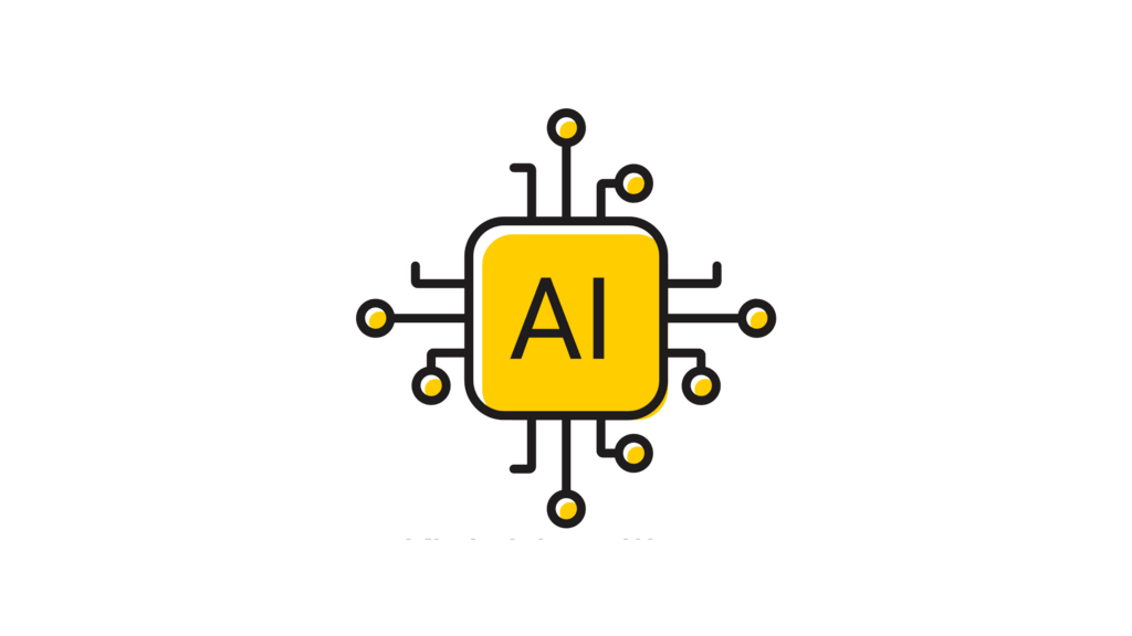a graphic icon depcting artificial intelligence